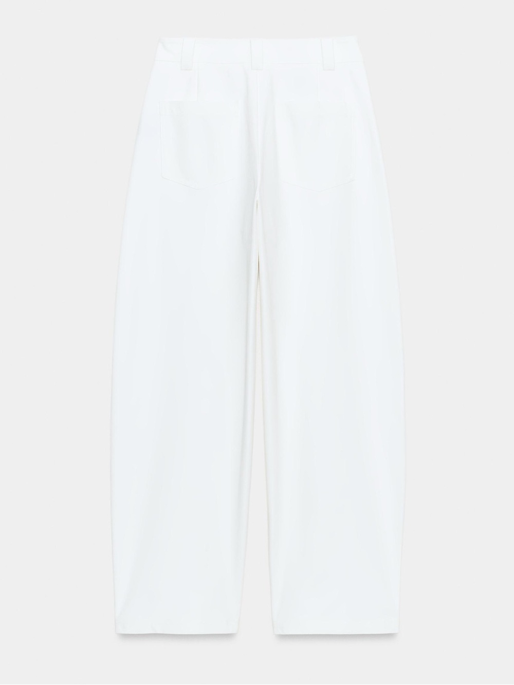 Zara Barrel Pants Ecru White Low Rise Mid Rise Trousers Women’s Sz XS NEW NWT - Picture 8 of 15